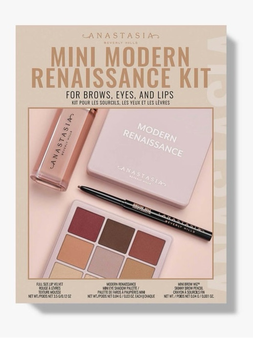 Anastasia Beverly Hills Mini‎ Modern Renaissance Kit in Soft Brown NIB